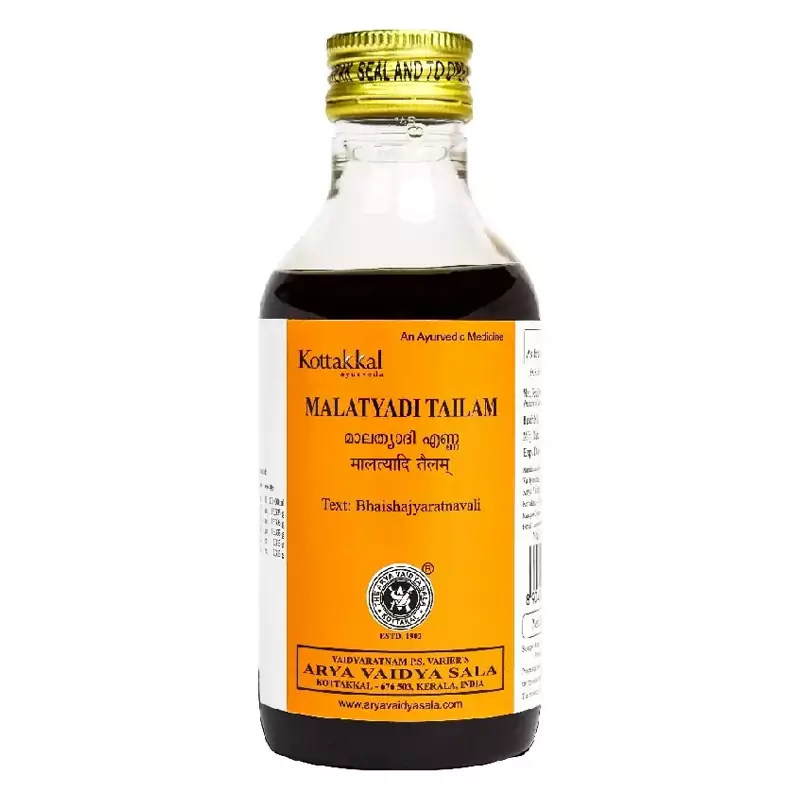 Kottakkal Arya Vaidyasala Malathyadi Kera Thailam, 200 ml-1.webp